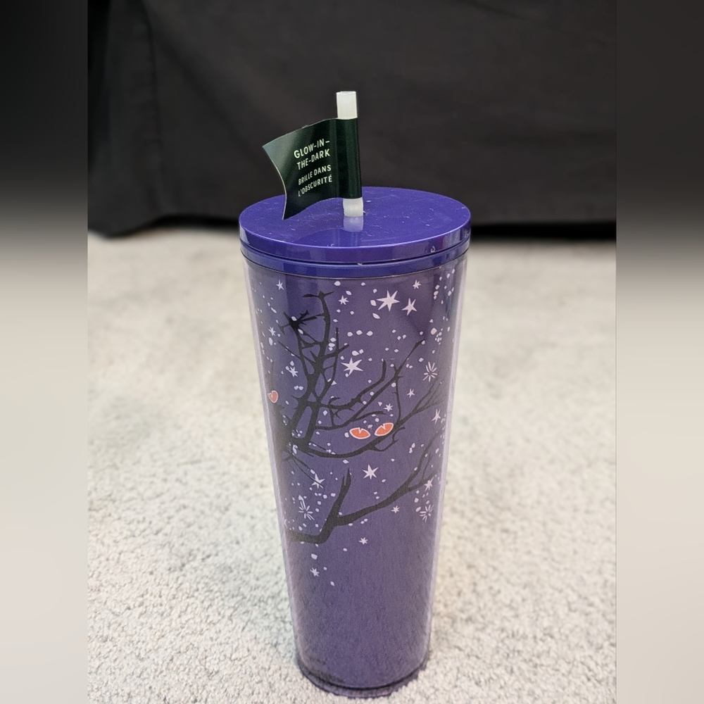 Starbucks Halloween 2022 Glow-in-the-dark Venti Tumbler Cup (24 oz)